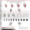 Service Caster 4 Inch 316SS Red Poly Swivel 1-1/8 Inch Expanding Stem Caster Brake SCC, 2PK SS316EX20S414-PPUB-RED-2-TLB-2-118 - alternate 2